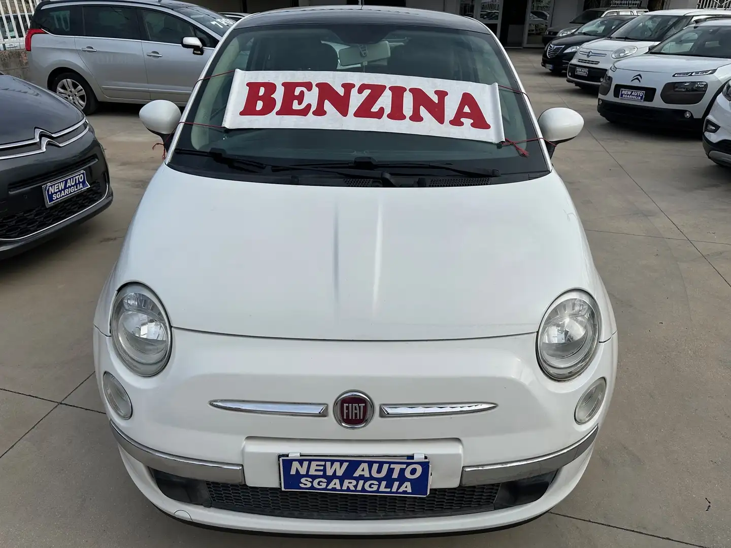 Fiat 500 1.2 Lounge 69cv Bianco - 1