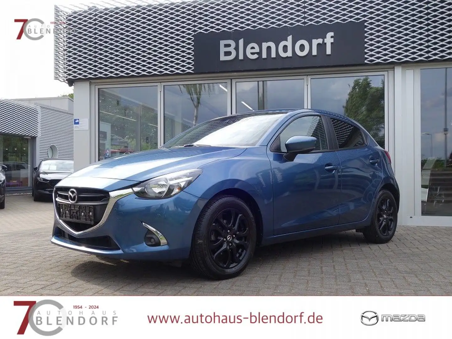 Mazda 2 Kizoku 90 Apple Carplay|Bluetooth Bleu - 1