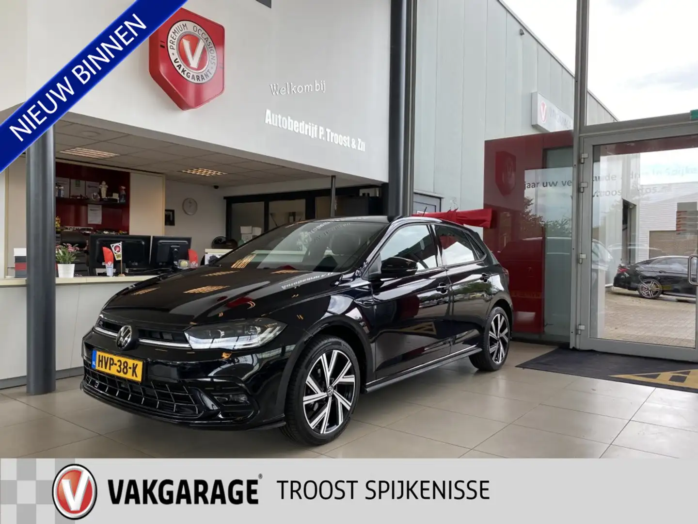 Volkswagen Polo 1.0 TSI R-Line,Automaat, Lage kilometerstand!!/Vir Schwarz - 1