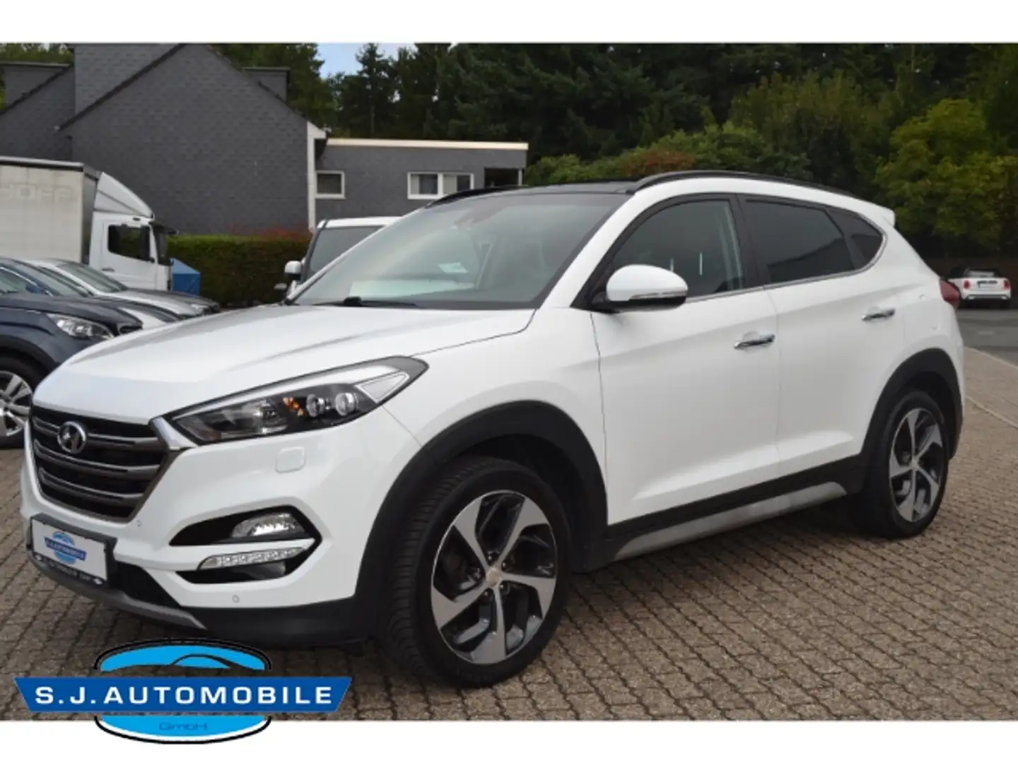 Hyundai TUCSON Premium 4WD 1.6 ,Leder,Navi,TOP Blanco - 1