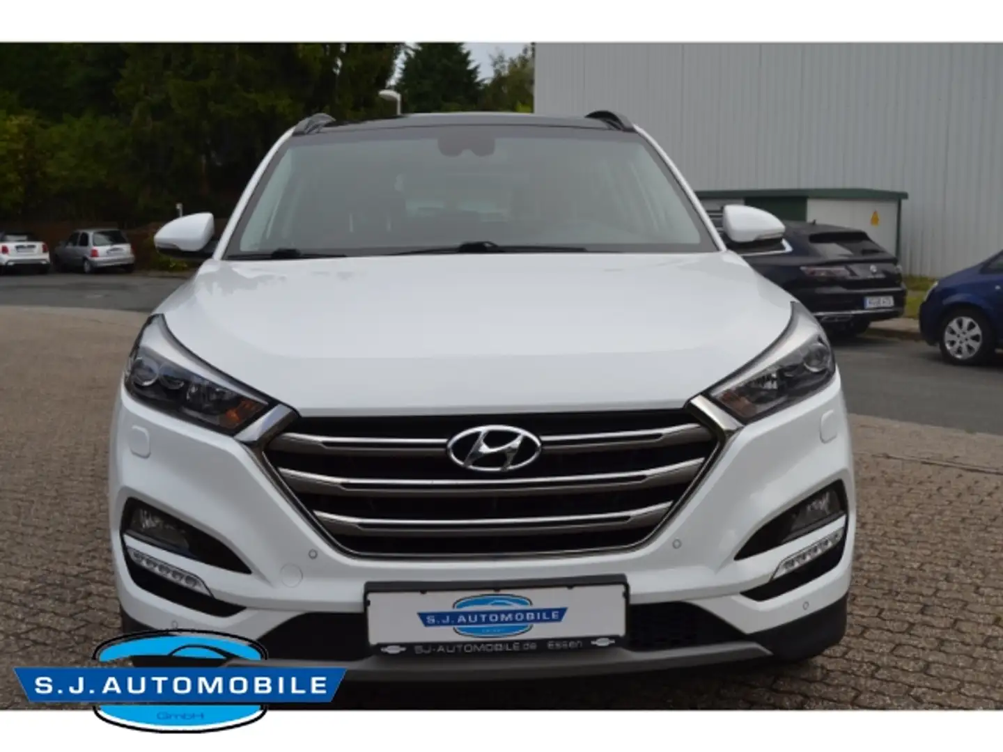 Hyundai TUCSON Premium 4WD 1.6 ,Leder,Navi,TOP Blanco - 2