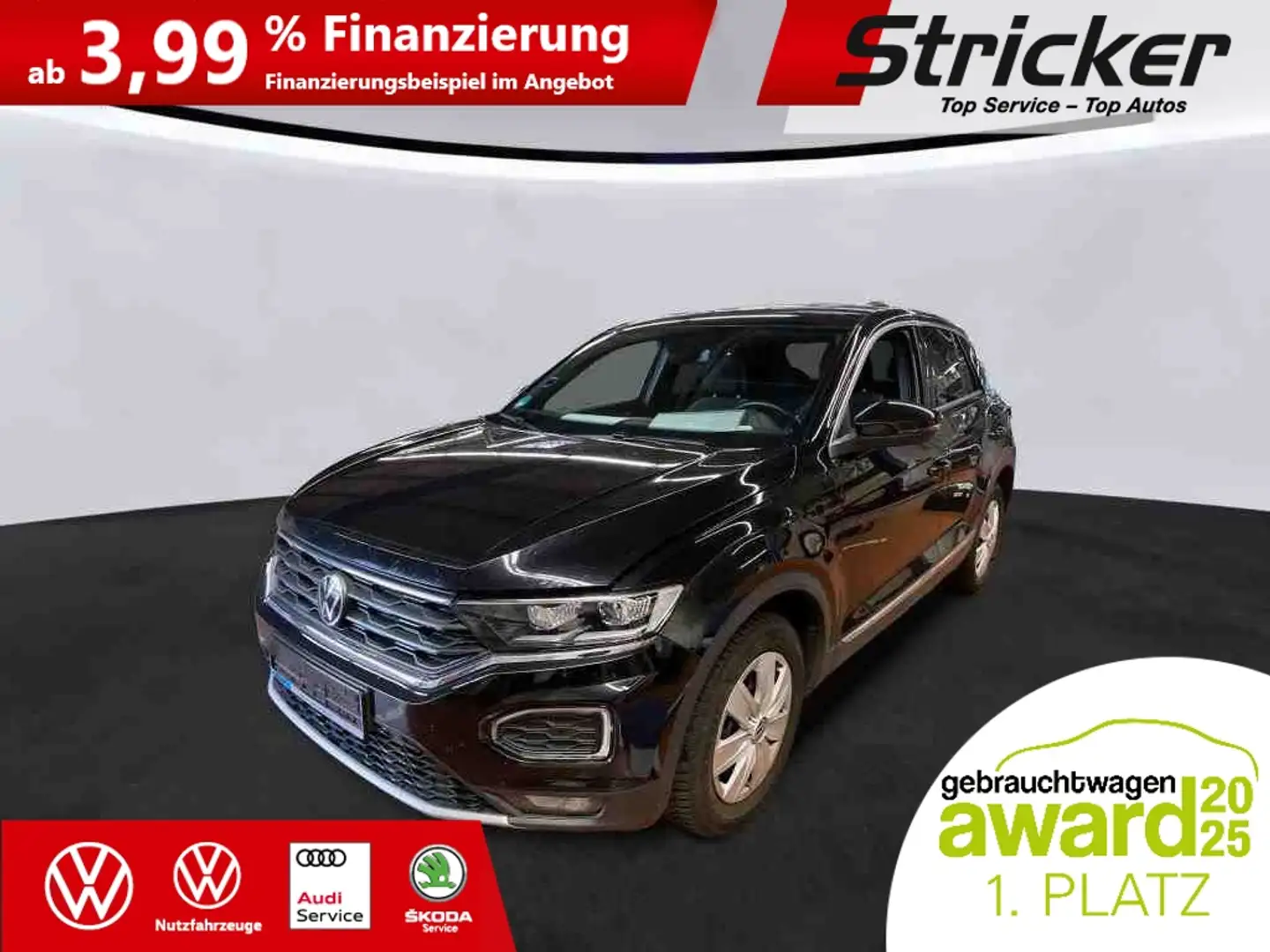 Volkswagen T-Roc Sport 1.5TSI DSG 205,-ohne Anzahlung ACC Sitzheiz Schwarz - 2
