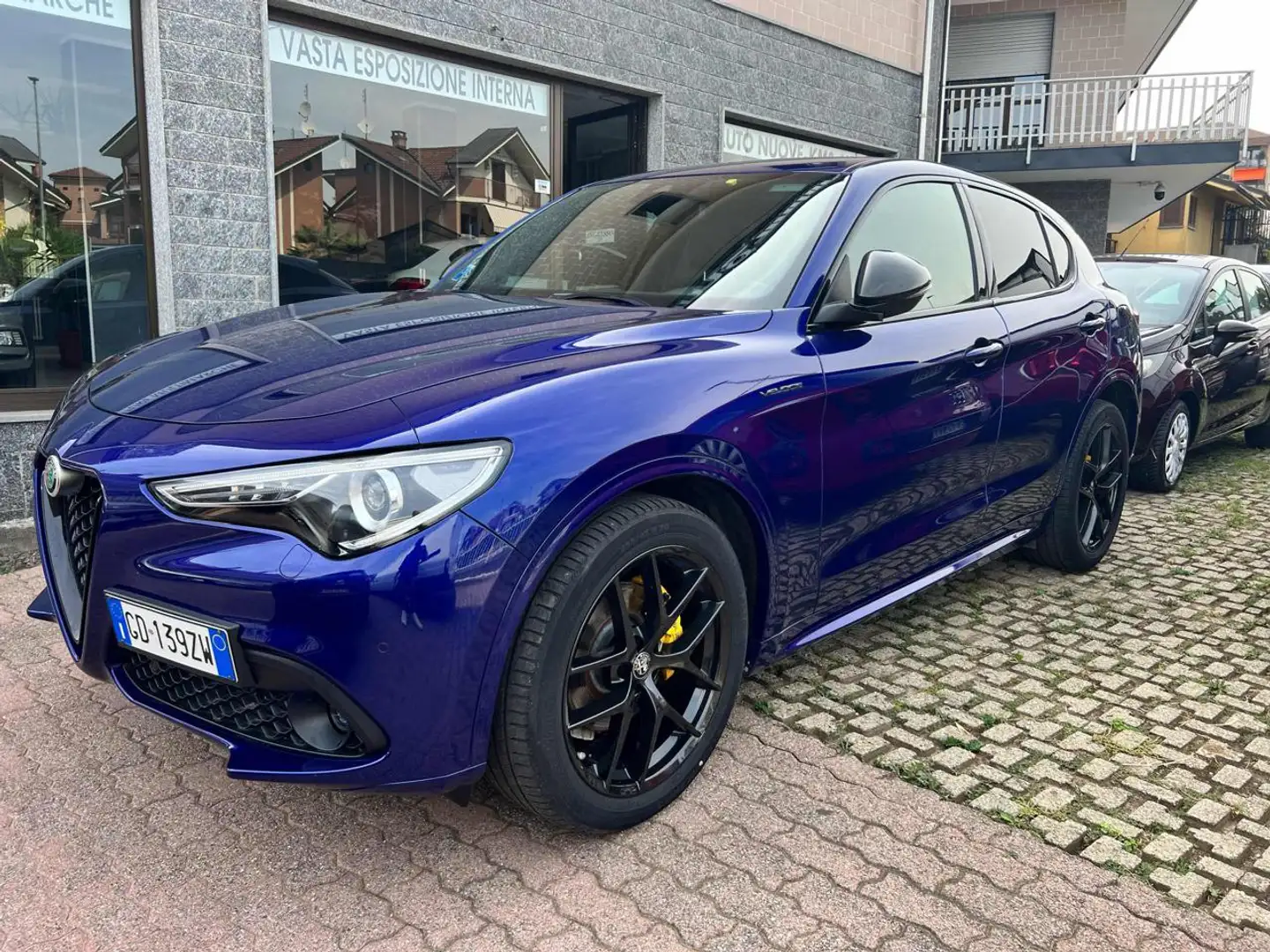 Alfa Romeo Stelvio 2.2 Turbodiesel 210 CV AT8 Q4 Veloce UNICO PROP. Blu/Azzurro - 1
