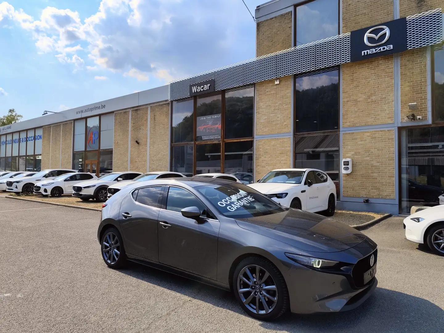 Mazda 3 Full Options ***GPS-Caméra-Cuir-LED*** GARANTIE Gris - 1