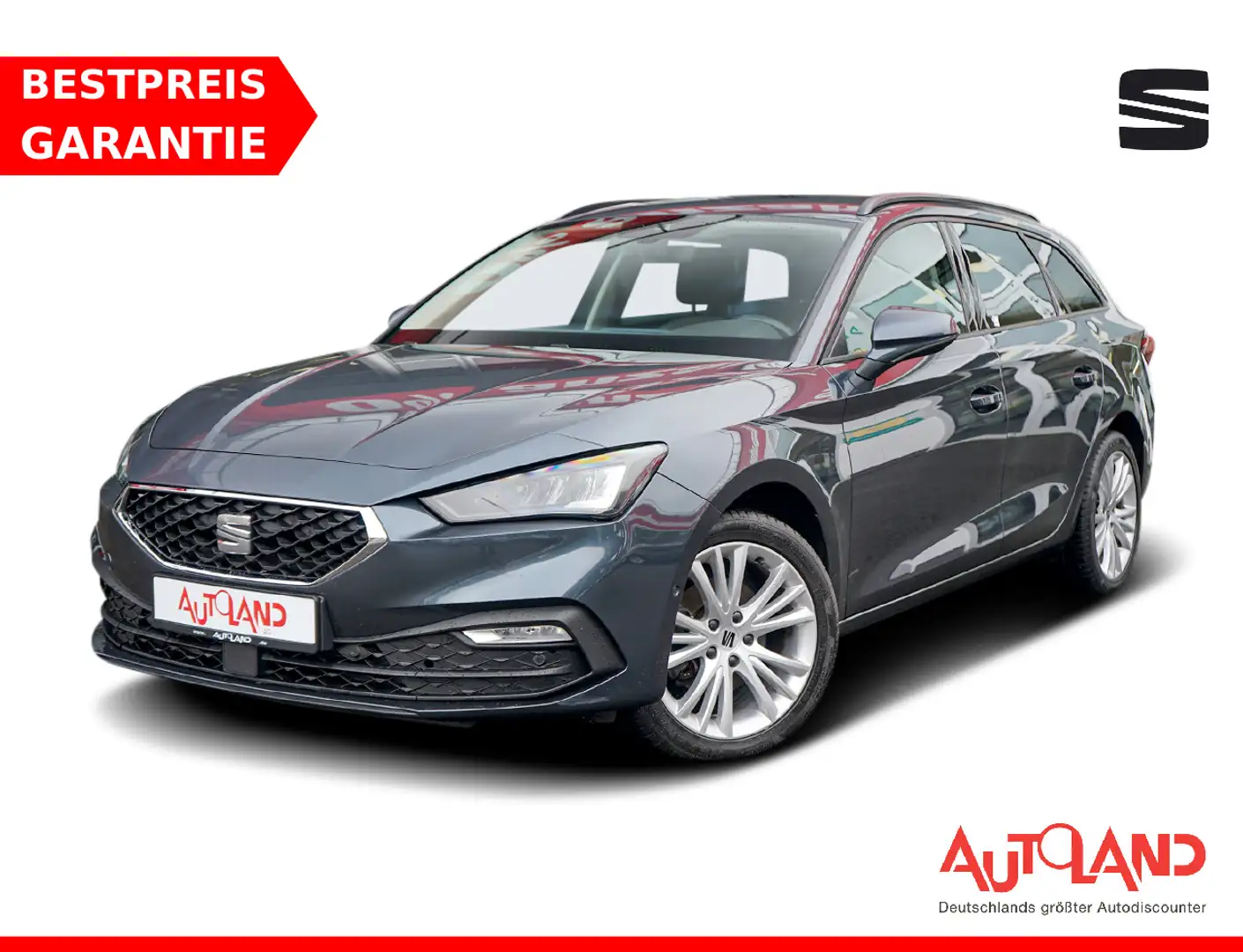 SEAT Leon Sportstourer 1.5 FR LED SmartLink Tempomat Gris - 1