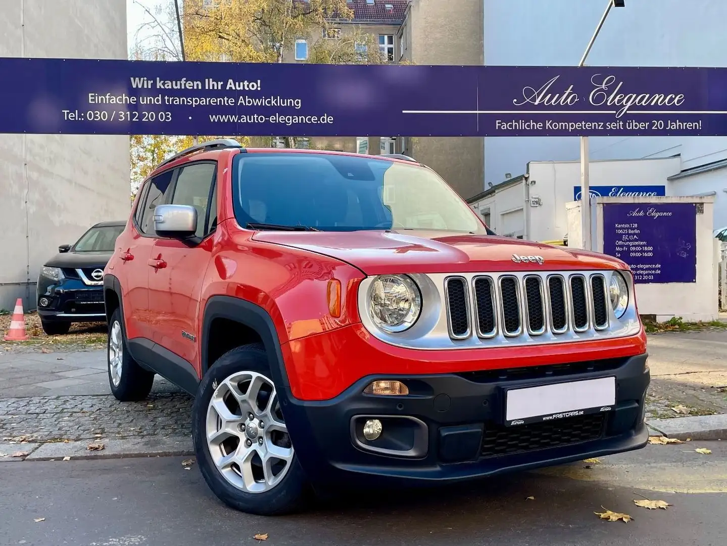 Jeep Renegade Limited 4WD Carplay Navi Tempomat PDC! Orange - 1