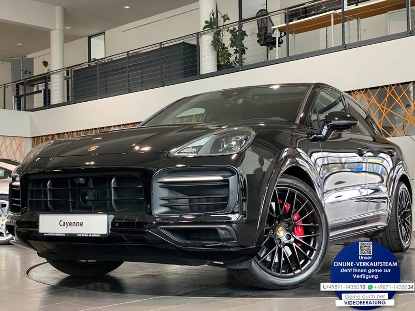 Porsche Cayenne Coupe GTS Chrono SoftCl HUD PASM ACC Чорний - 1