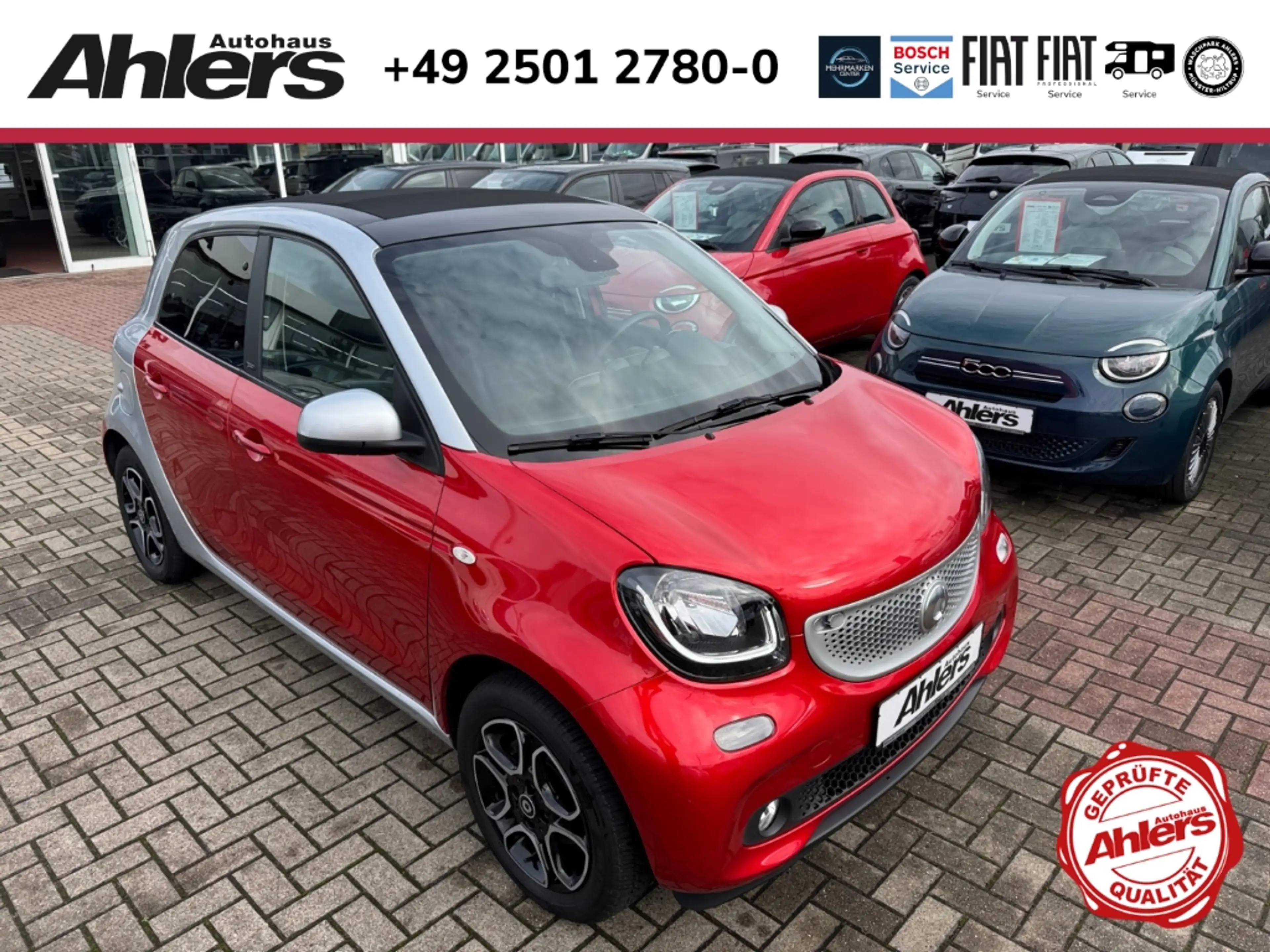 smart forFour prime+FALTDACH+AUTOMATIK+NAVI+JBL+KAMERA+