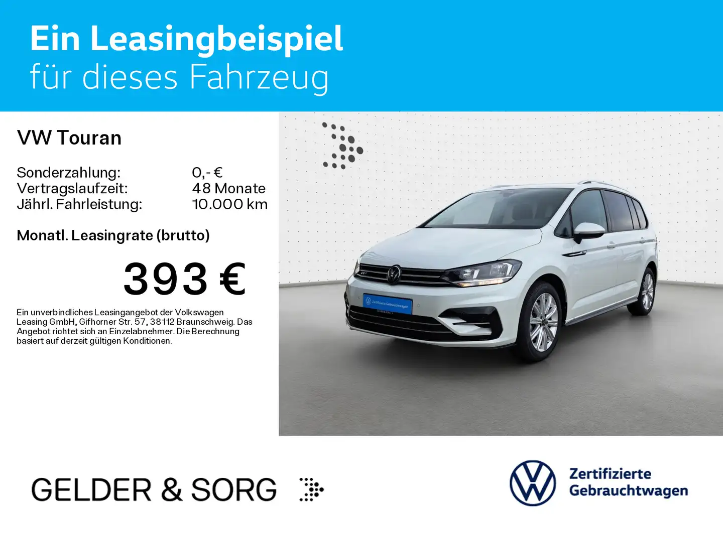 Volkswagen Touran Comfortline 2.0 TDI R-Line(Ext.)*7Sitze*P Weiß - 2