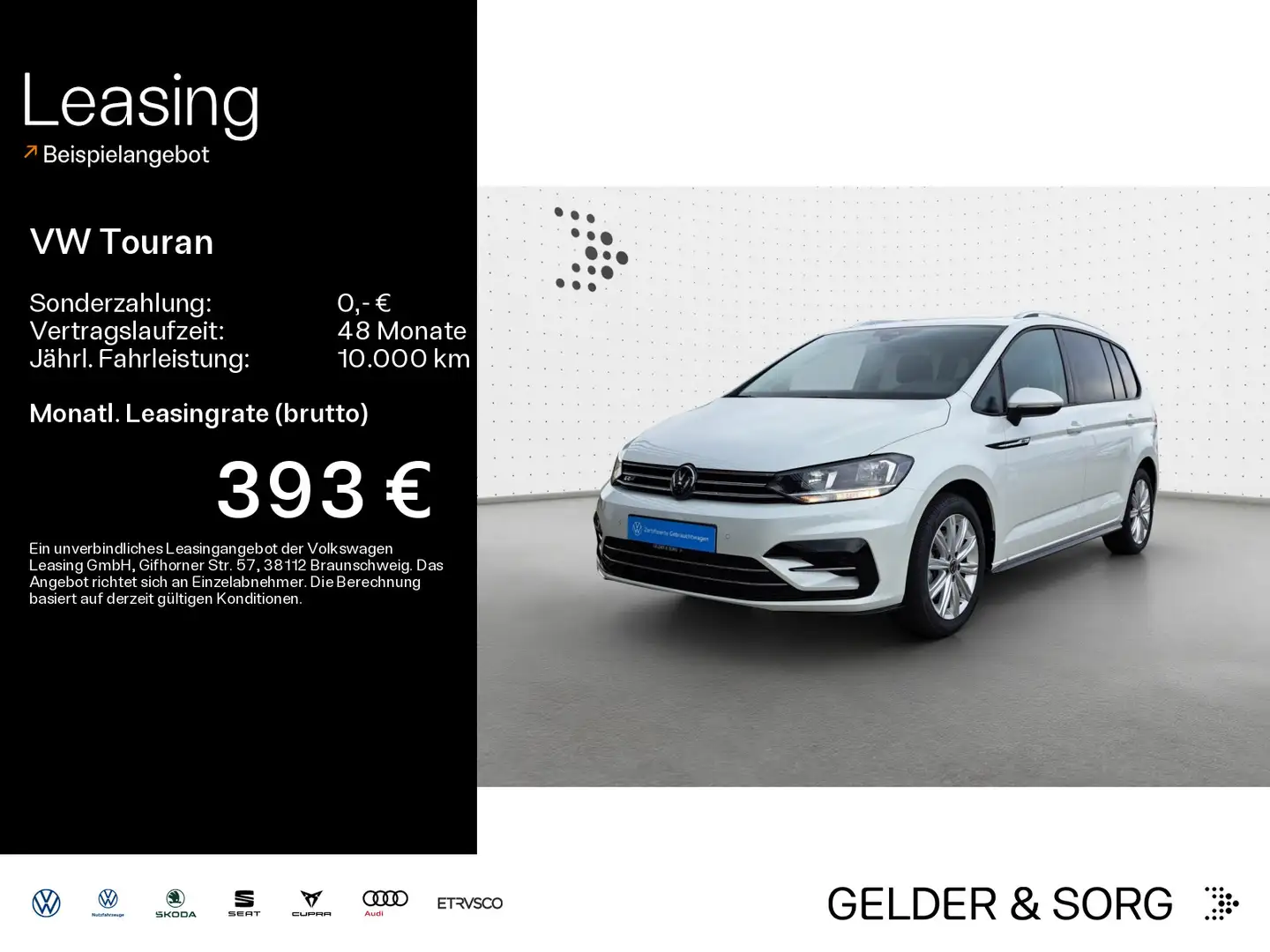 Volkswagen Touran Comfortline 2.0 TDI R-Line(Ext.)*7Sitze*P Blanc - 1