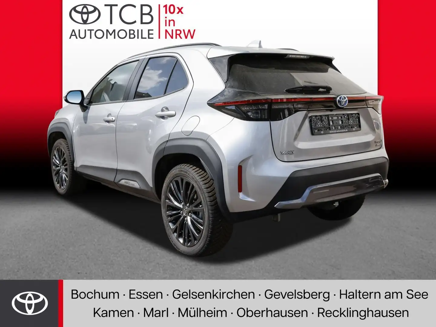 Toyota Yaris Cross 1.5 Hybrid Adventure 4x4 NAVI SHZ BT Silber - 2