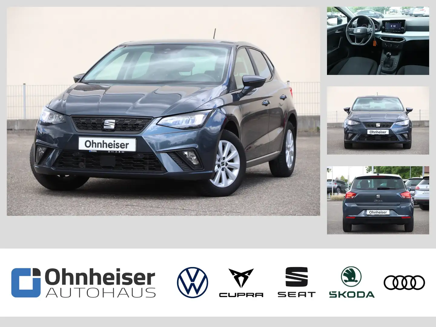SEAT Ibiza 1.0 TSI Style SHZ*ALU*KLIMA*PDC*NSW Grau - 1