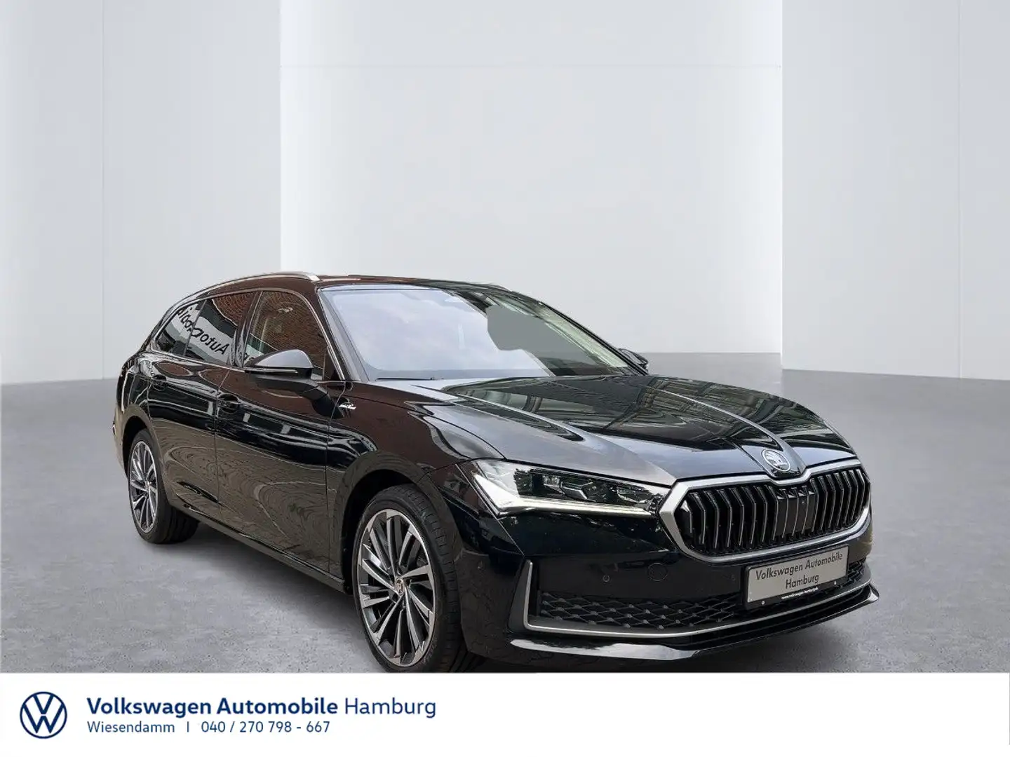 Skoda Superb Combi 2.0 TDI DSG L&K AHK/PANO/STANDHZG. Zwart - 1