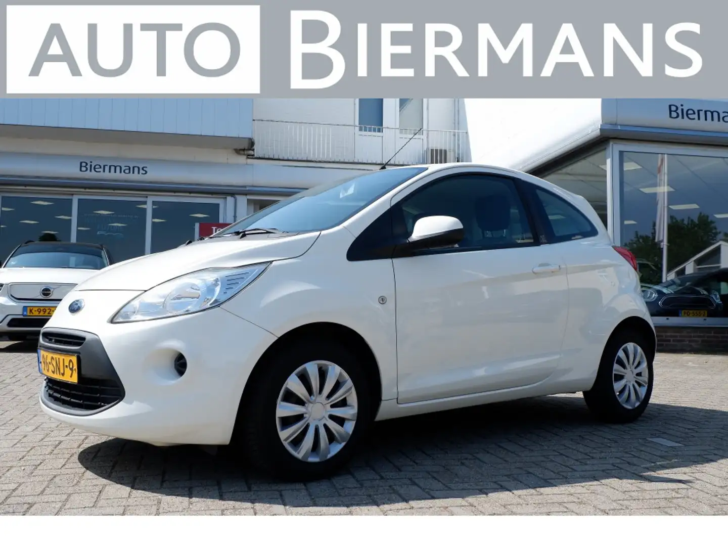 Ford Ka/Ka+ 1.2 Cool & Sound s/s KM stand gegarandeerd 12mnd B Wit - 1