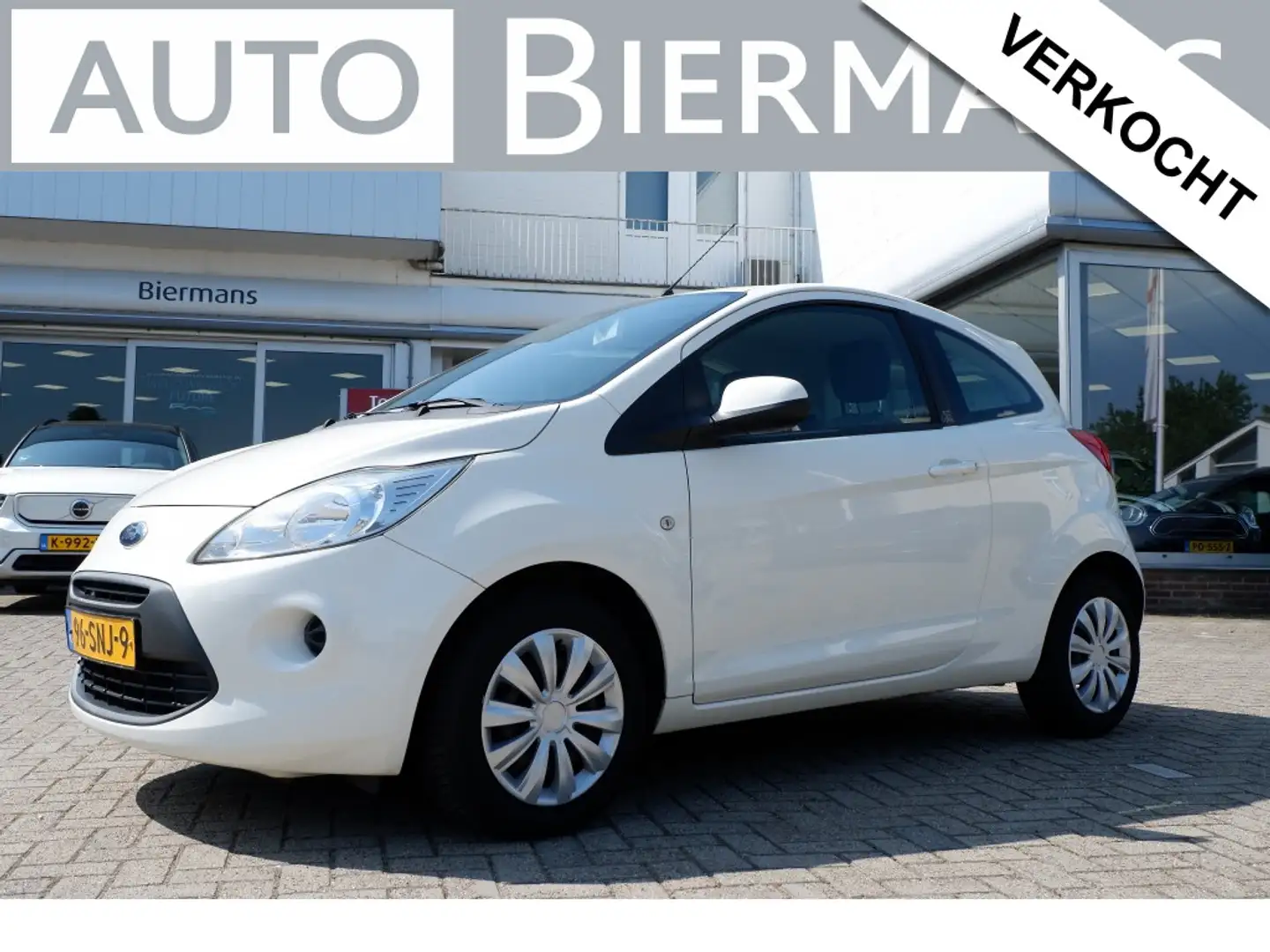Ford Ka/Ka+ 1.2 Cool & Sound s/s KM stand gegarandeerd 12mnd B Blanc - 1