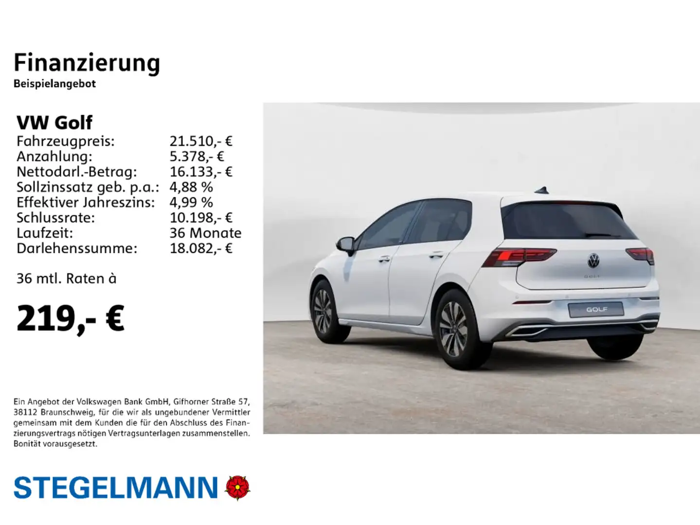 Volkswagen Golf VIII 1.0 TSI Move *LED*App-Connect*Virtual* Blanc - 2
