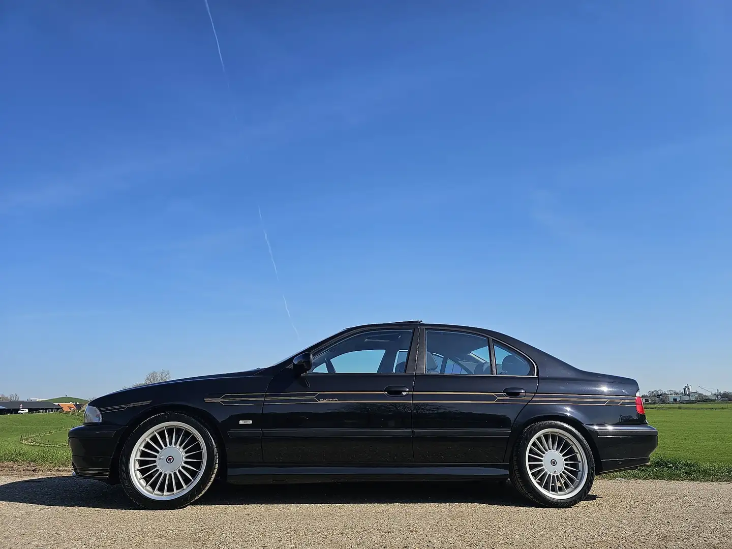 Alpina B10 V8  82.000 kilometer 1e lak historie aanwezig Negro - 2