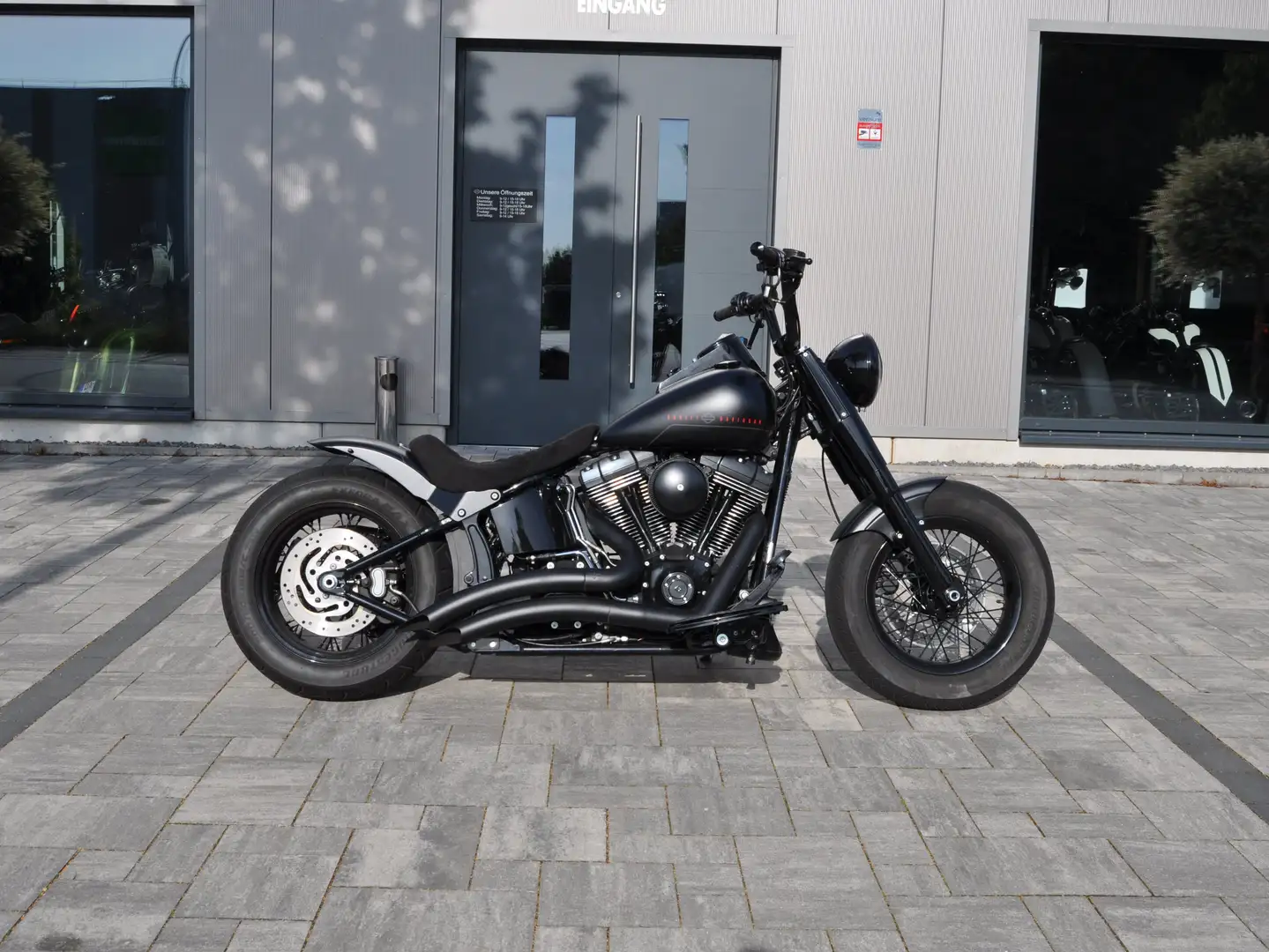 Harley-Davidson Fat Boy Fat BOY mit schönem Umbau viele Extras Zwart - 2