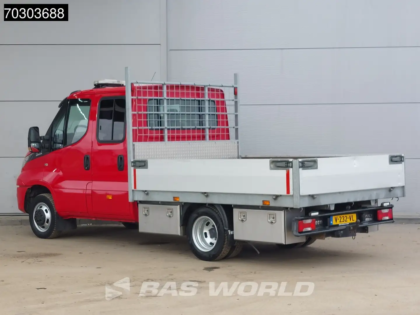Iveco Daily 50C18 3.0L Automaat Open Laadbak Dubbellucht 3,5t Rood - 2