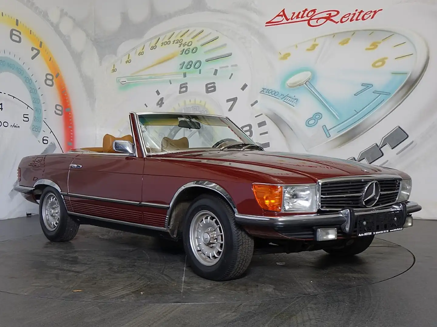 Mercedes-Benz SL 350 Cabrio Topzustand Rot - 1