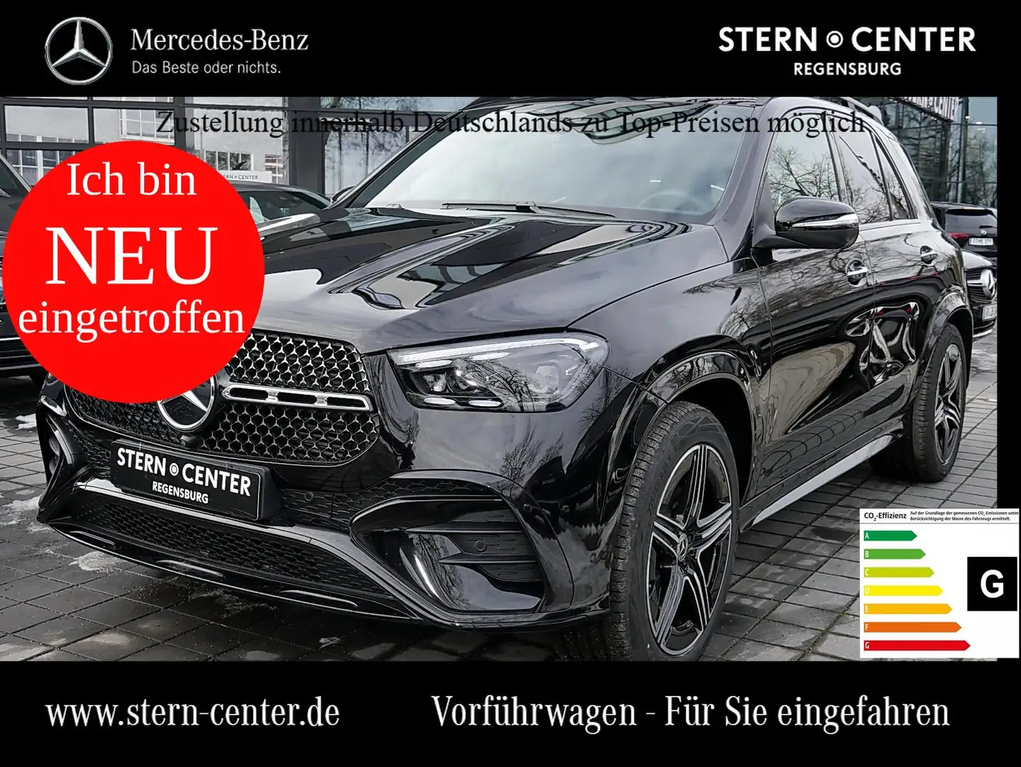 Mercedes-Benz GLE 450 4MATIC AMG MBUX Burm MBeam Night LED SHD Schwarz - 1