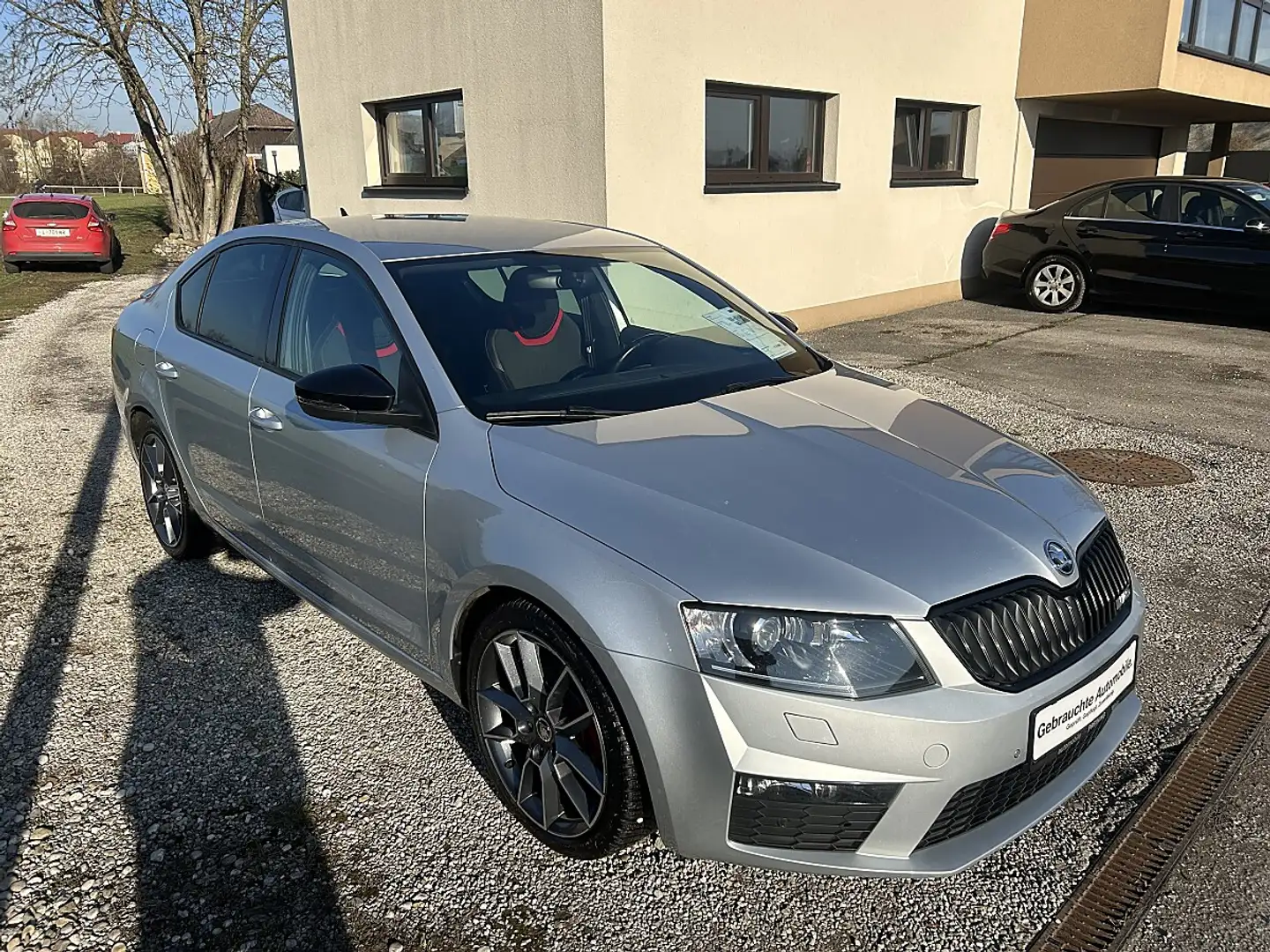 Skoda Octavia RS 2,0 TDI Green tec DSG Silber - 2