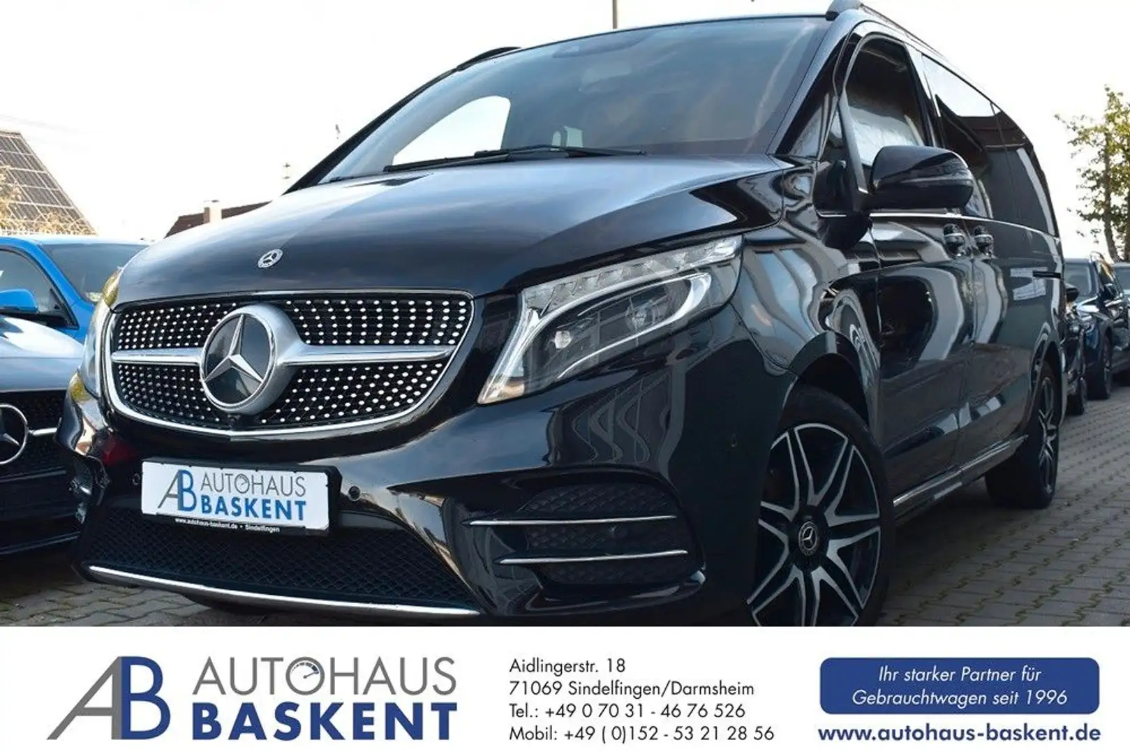 Mercedes-Benz V 300 d LANG 4MATIC AMG LINE*7-SITZE*AHK*KAMERA* Negro - 1