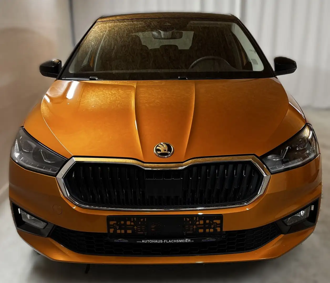 Skoda Fabia Style Plus 1.0 Klimaautom DAB Tempomat PDC Portocaliu - 2