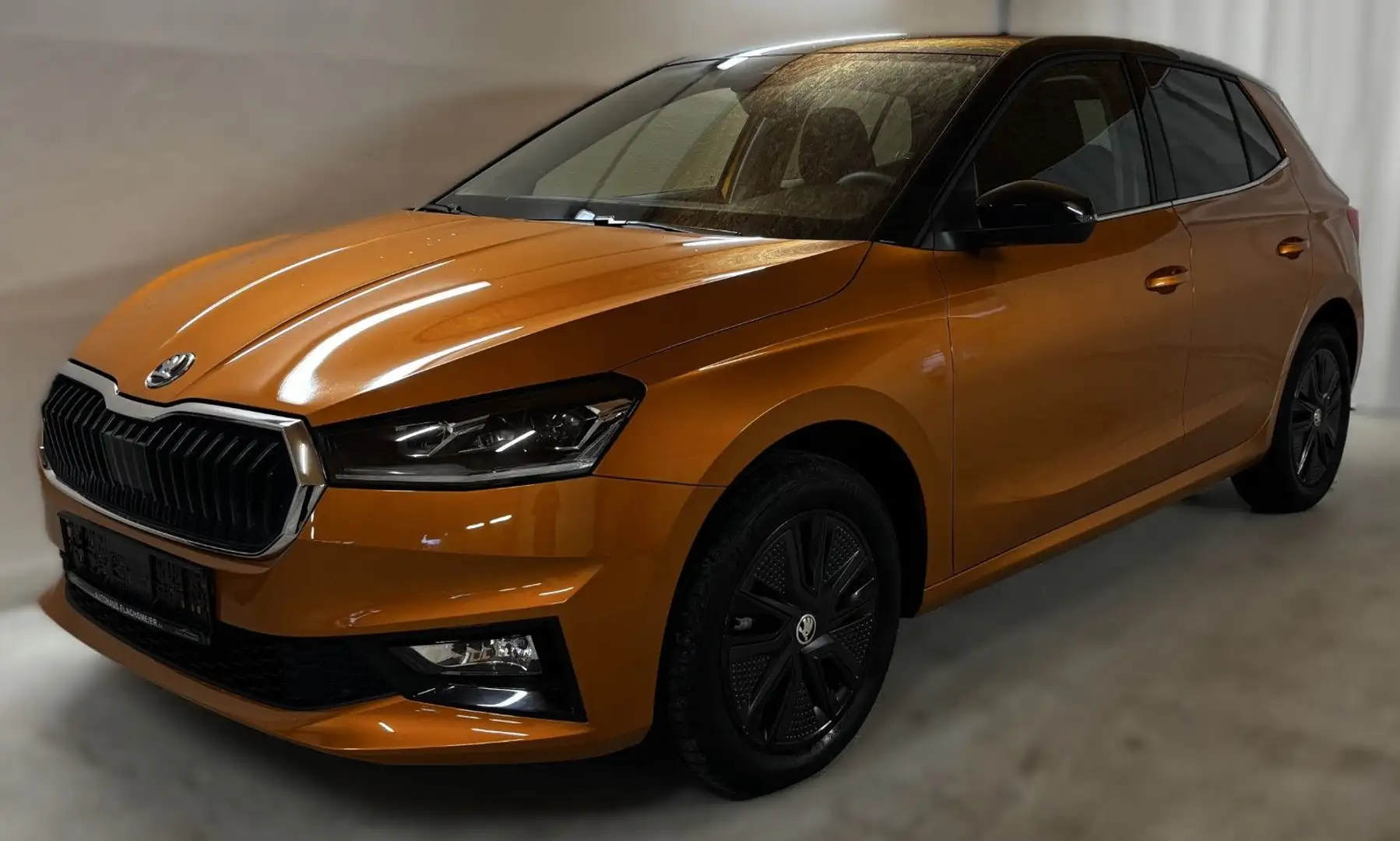 Skoda Fabia Style Plus 1.0 Klimaautom DAB Tempomat PDC Portocaliu - 1