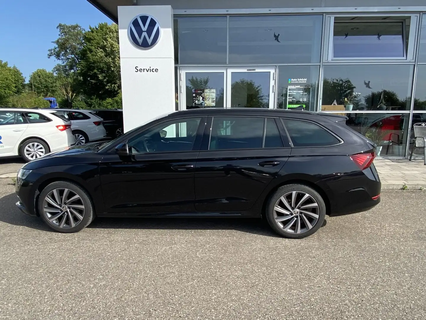 Skoda Octavia Combi 2.0 TDI DSG Style 18"+NAVI-COLUMBU Schwarz - 2