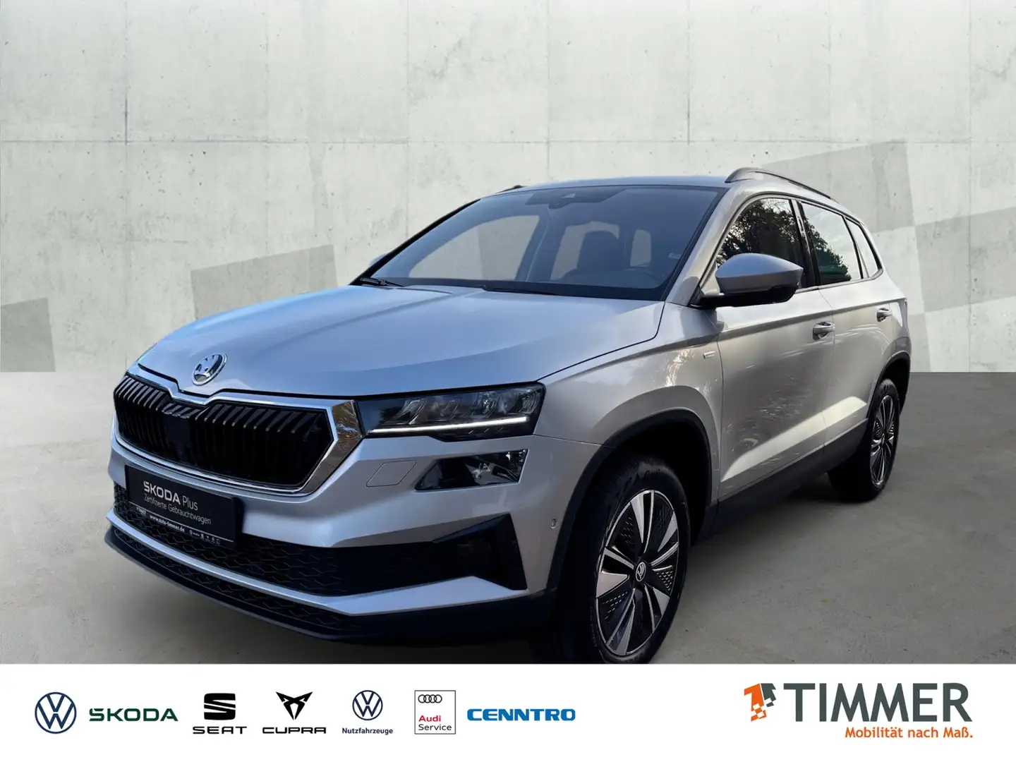 Skoda Karoq 1.5 TSI DSG TOUR *AHK *PANO *360° *LED *ACC *VIRT Argent - 1