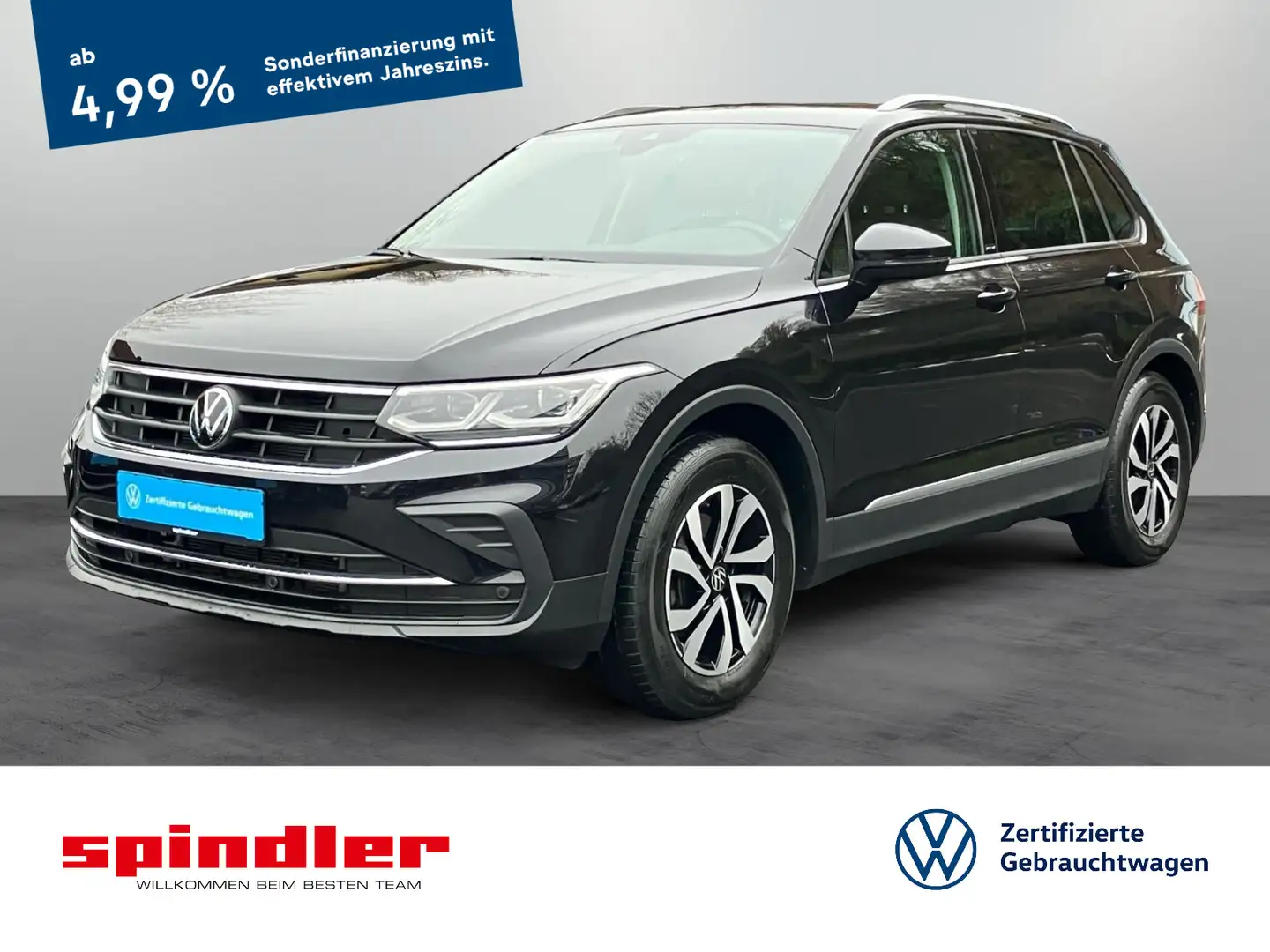 Volkswagen Tiguan Active 2.0TDI DSG/ Navi, Matrix, AHK, RFK Schwarz - 1