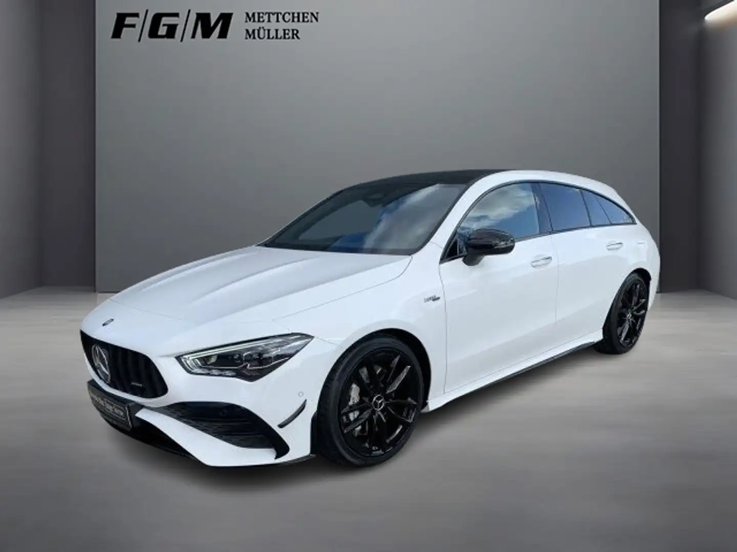 Mercedes-Benz CLA 35 AMG 4Matic +Wide+MBUX+Pano+MBeam+Navi+Cam Biały - 1