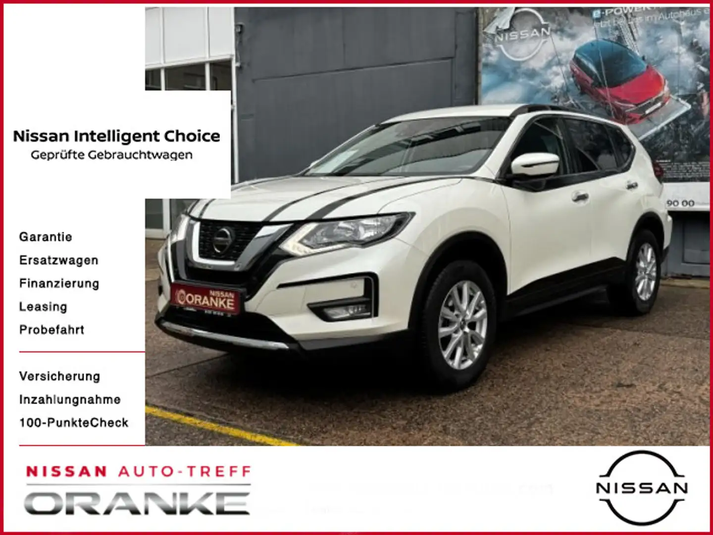 Nissan X-Trail 1.3 DIG-T Klima*PDC*ALU*1.Hand Weiß - 1