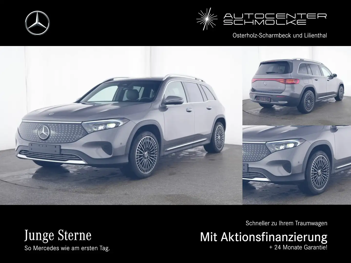Mercedes-Benz EQB 300 EQB 300 4M Advanced+ AHK(vorhanden)ElectricArt* Grigio - 1