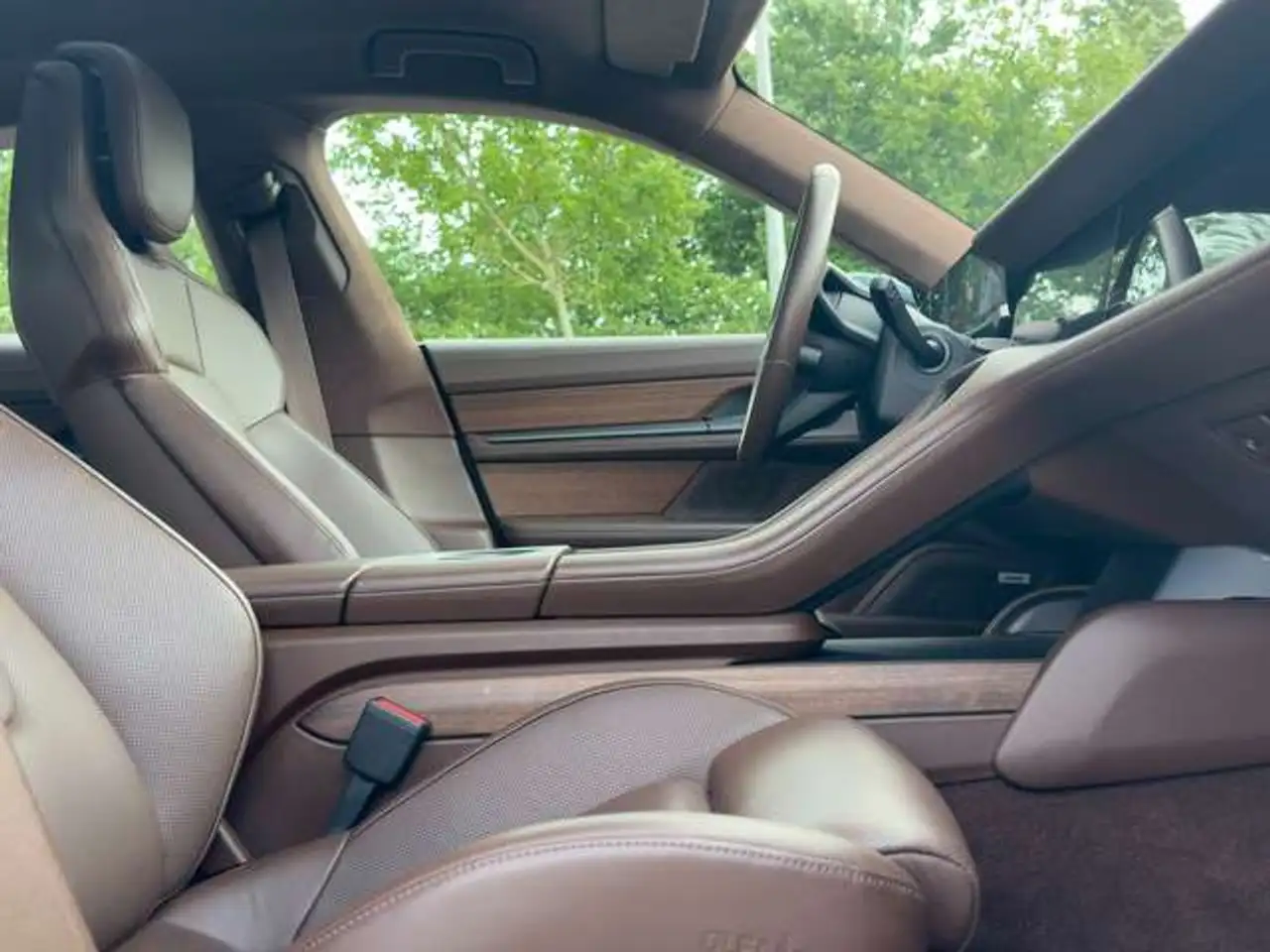 Porsche Taycan 'Turbo' 93.4 kWh Wood Interior 625 pk Full Op, миниатюра 14