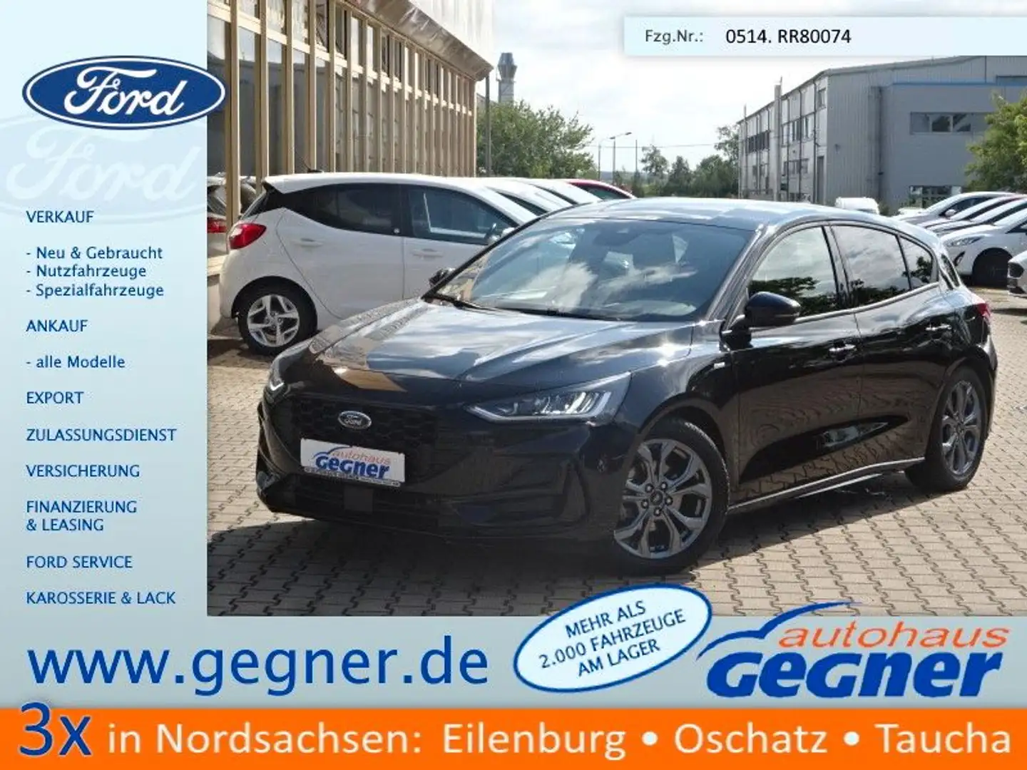 Ford Focus Lim. 115PS Autm. ST-Line Navi iACC Kamera Schwarz - 1