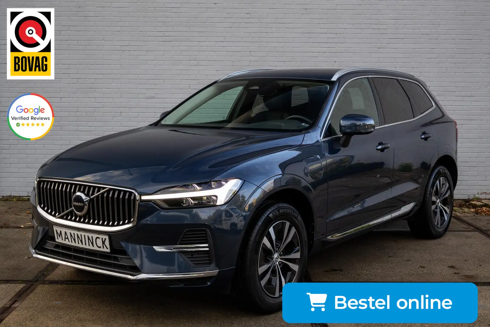 Volvo XC60 2.0 T6 Plug-in hybrid AWD Inscription Expression Blauw - 1