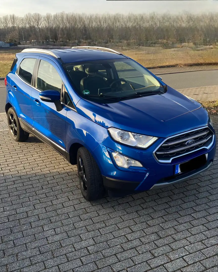 Ford EcoSport Titanium Blau - 1