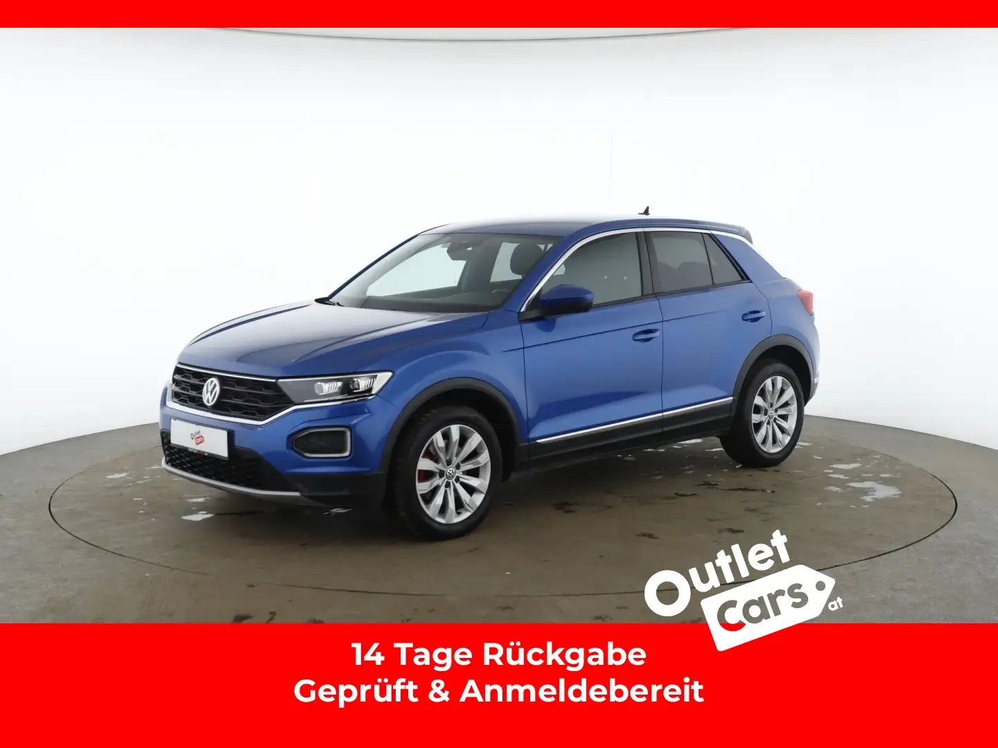 Volkswagen T-Roc 2.0 TDI Sport ASSIST+LED+NAVI+RADAR+LM+PDC Blau - 1