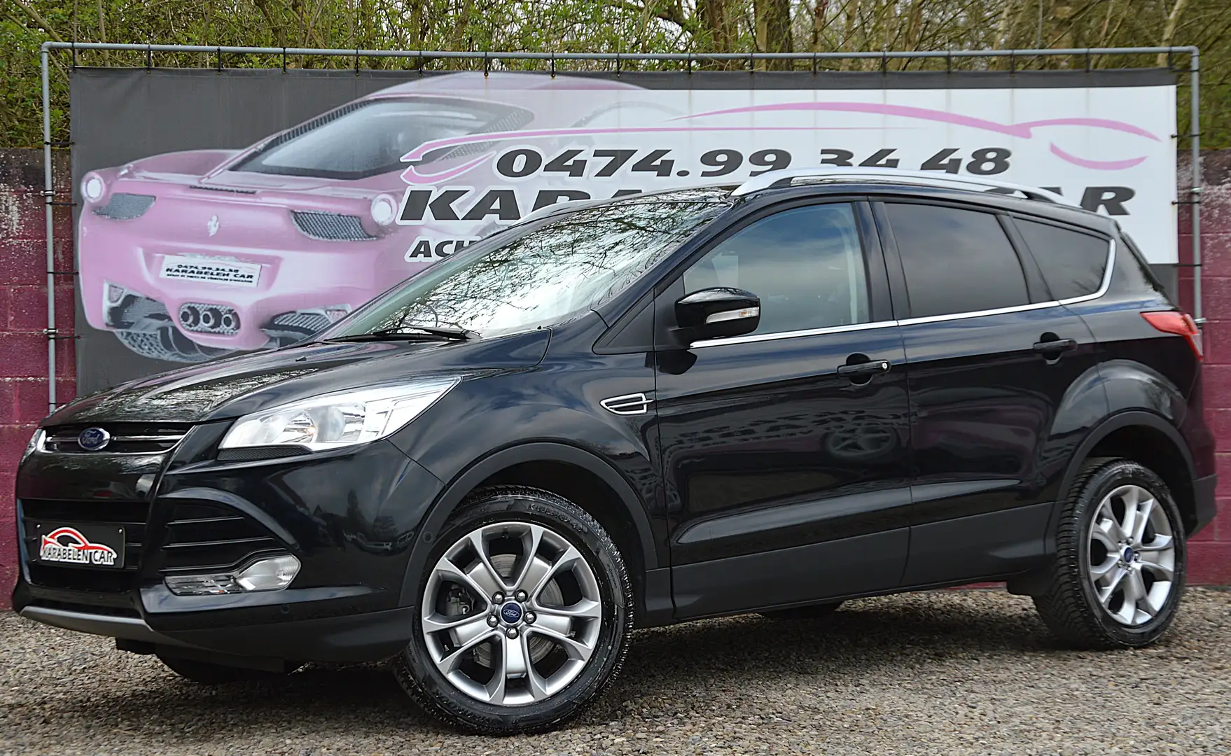 Ford Kuga 2.0TDCi 4WD Titanium BOITE AUT NAV SENS 35.620KM Noir - 1