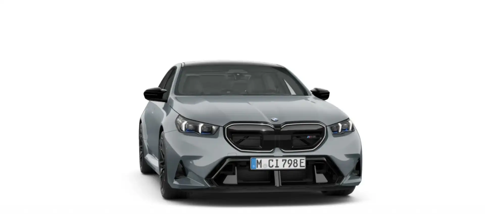 BMW M5 LIMOUSINE. STORM BAY METALLIC LEDER SCHWARZ.++ Schwarz - 1