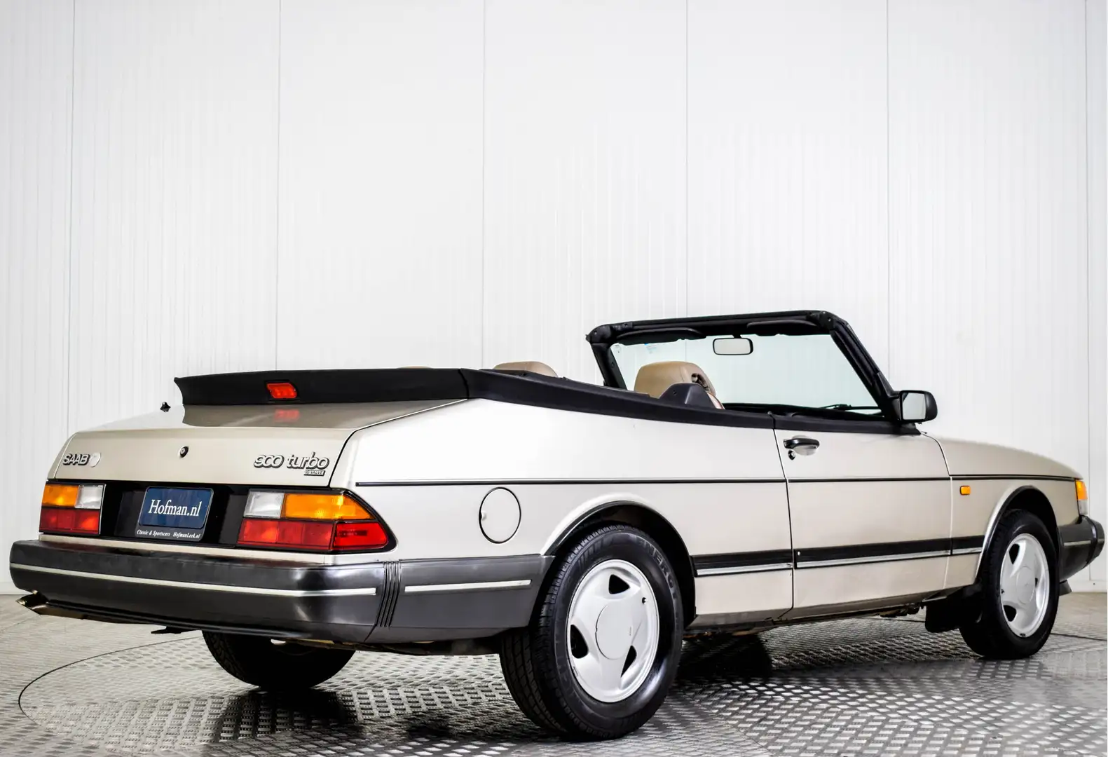 Saab 900 Turbo Cabriolet Gri - 2