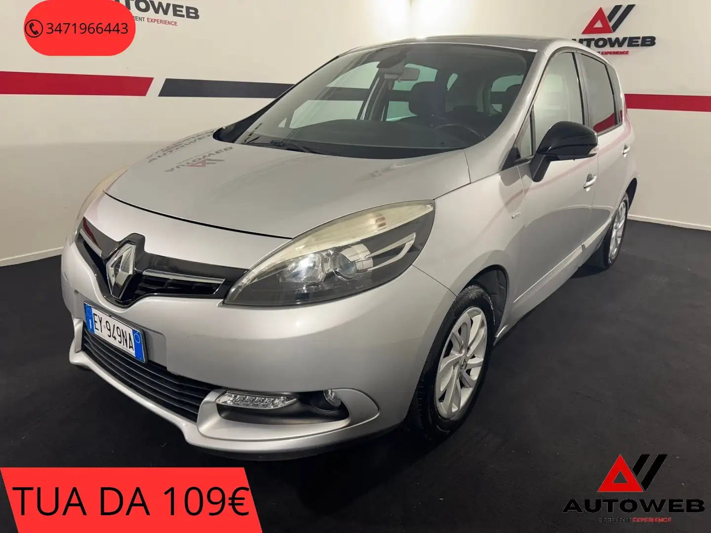 Renault Scenic Scénic 1.5 dCi 110CV EDC Limited Срібний - 1