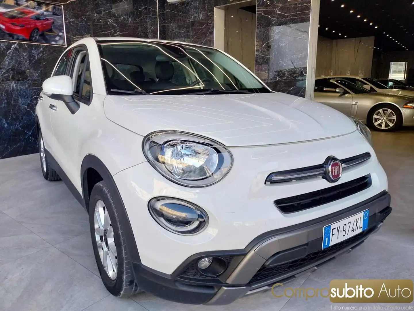Fiat 500X 1.3 MultiJet 95 CV Lounge (Garanzia 12 Mesi) Bianco - 2