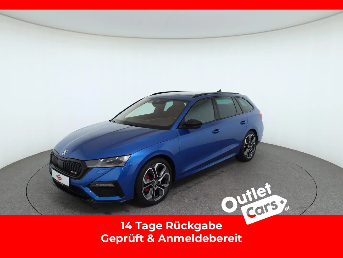 Skoda Octavia Combi 2.0 TSI RS MATRIX+AHK+LED+NAVI+RFK Blau - 1