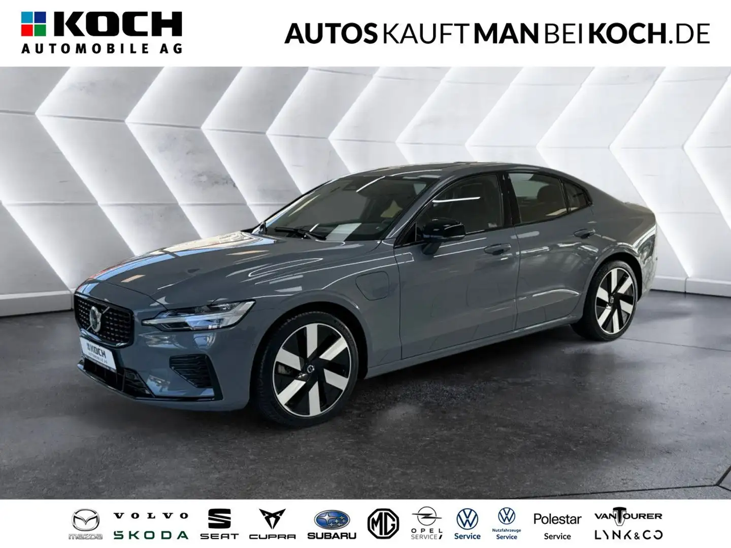 Volvo S60 T8 Plug-In AWD Ultimate Dark HIGH- END Ausstat Grau - 1