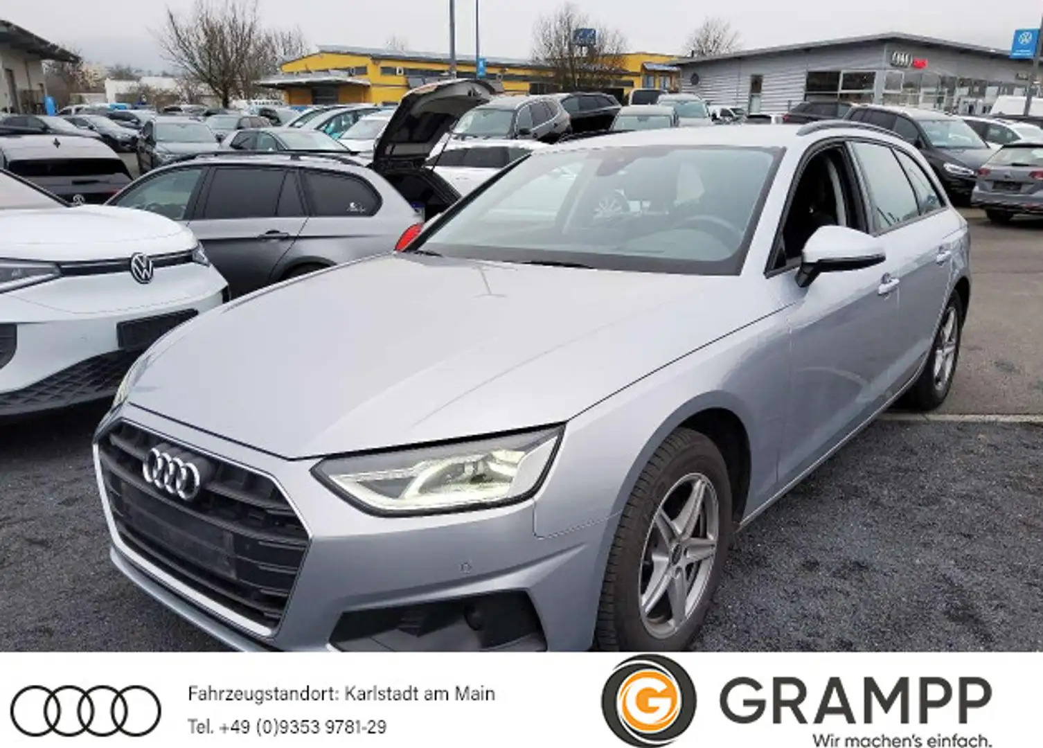 Audi A4 35 TDI S-tronic +AHK+KAMERA+LED+ASSISTS Silber - 1