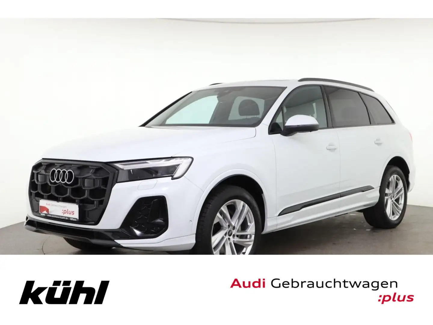 Audi Q7 45 TDI Q Tip. S line LED Luft ACC 360° HuD Na Weiß - 1