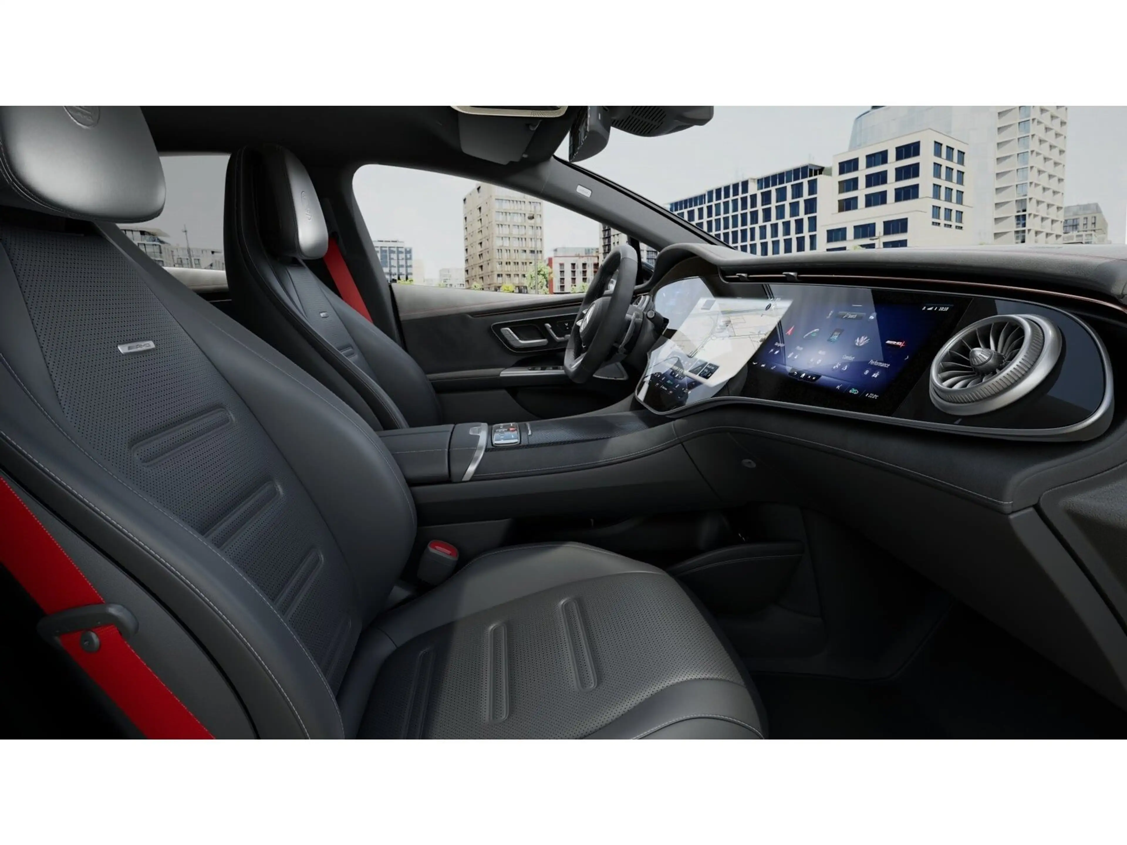 Mercedes-Benz EQE 53 EQE53 AMG Prem DYNAMIC+ Keramik Massage HUD 22kw — photo 12